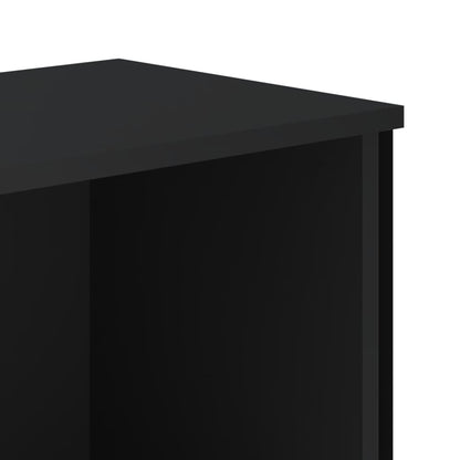 Boekenkast 50x31x74,5 cm bewerkt hout zwart