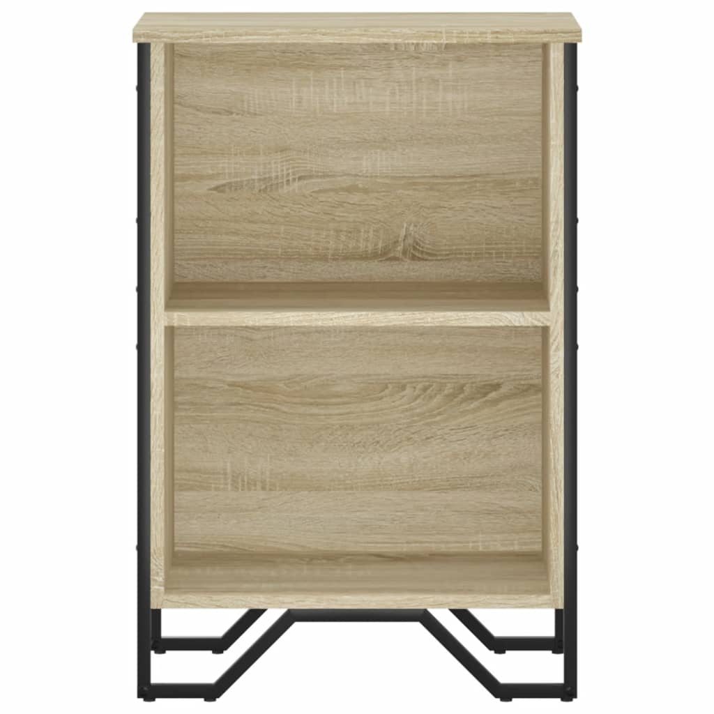 Boekenkast 50x31x74,5 cm bewerkt hout sonoma eikenkleurig