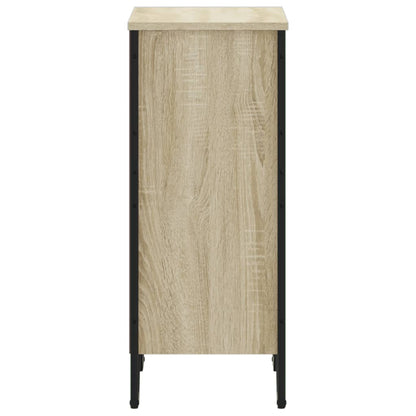 Boekenkast 50x31x74,5 cm bewerkt hout sonoma eikenkleurig