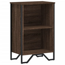 Boekenkast 50x31x74,5 cm bewerkt hout bruin eikenkleur