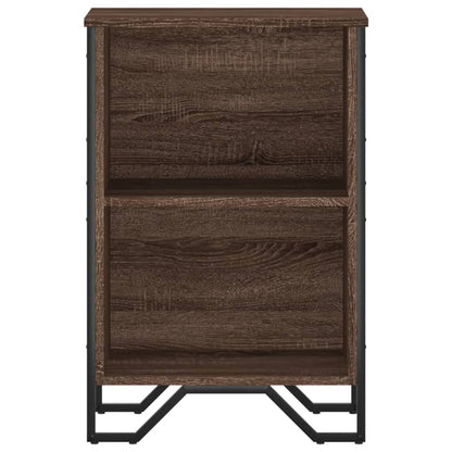 Boekenkast 50x31x74,5 cm bewerkt hout bruin eikenkleur