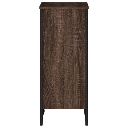 Boekenkast 50x31x74,5 cm bewerkt hout bruin eikenkleur