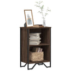 Bookcase 50x31x74.5 cm engineered wood brown oak effect