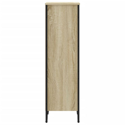 Boekenkast 50x31x106 cm bewerkt hout sonoma eikenkleurig