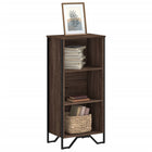 Boekenkast 50x31x106 cm bewerkt hout bruin