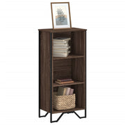 Boekenkast 50x31x106 cm bewerkt hout bruin