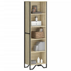 Boekenkast 50x31x169 cm bewerkt hout sonoma eiken