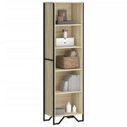 Boekenkast 50x31x169 cm bewerkt hout sonoma eiken