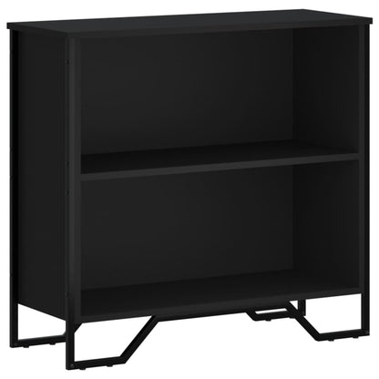 Boekenkast 80x31x74,5 cm bewerkt hout zwart