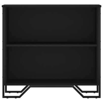 Boekenkast 80x31x74,5 cm bewerkt hout zwart