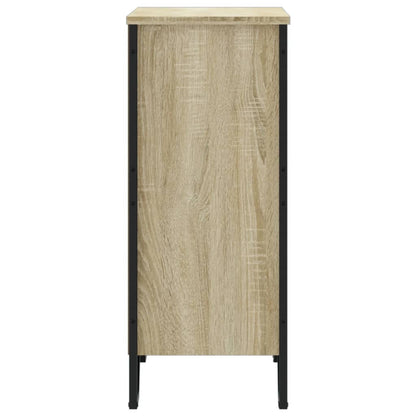 Boekenkast 80x31x74,5 cm bewerkt hout sonoma eikenkleurig