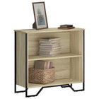 Boekenkast 80x31x74,5 cm bewerkt hout sonoma eiken