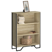 Boekenkast 80x31x106 cm bewerkt hout sonoma eiken