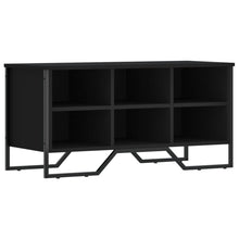 Schoenenkast 90x38x45,5 cm bewerkt hout zwart