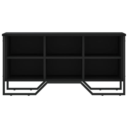 Schoenenkast 90x38x45,5 cm bewerkt hout zwart