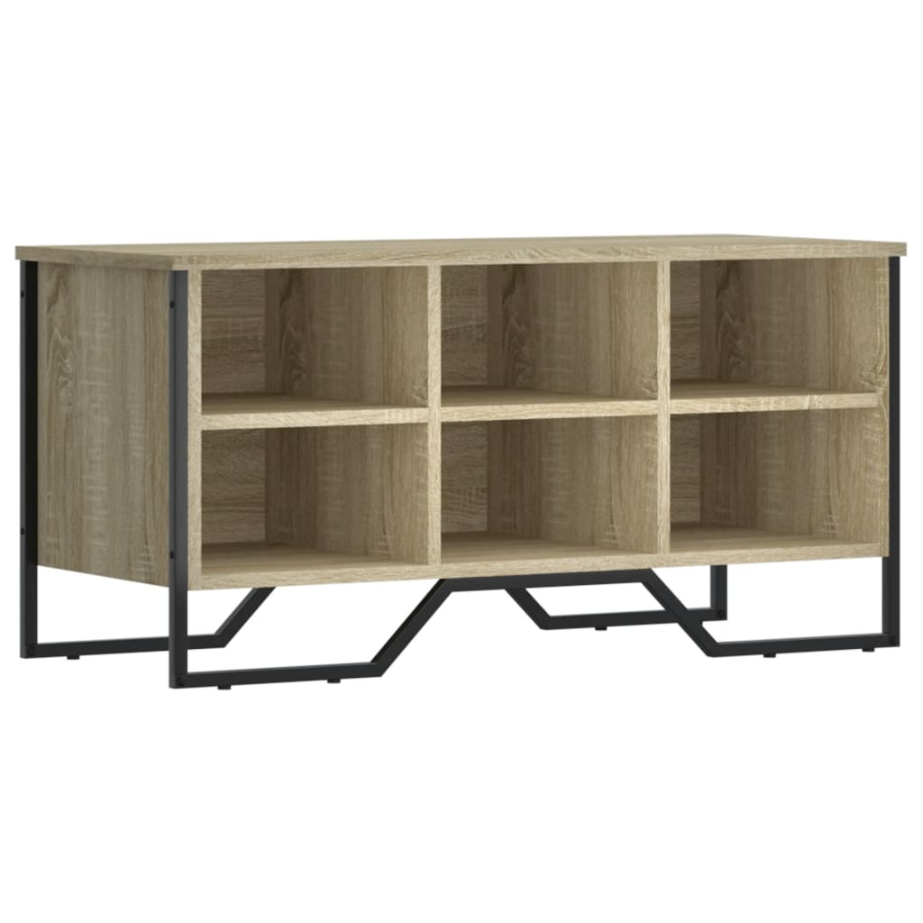 Schoenenkast 90x38x45,5 cm bewerkt hout sonoma eikenkleurig