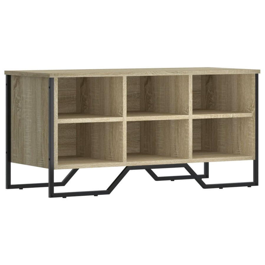 Schoenenkast 90x38x45,5 cm bewerkt hout sonoma eikenkleurig