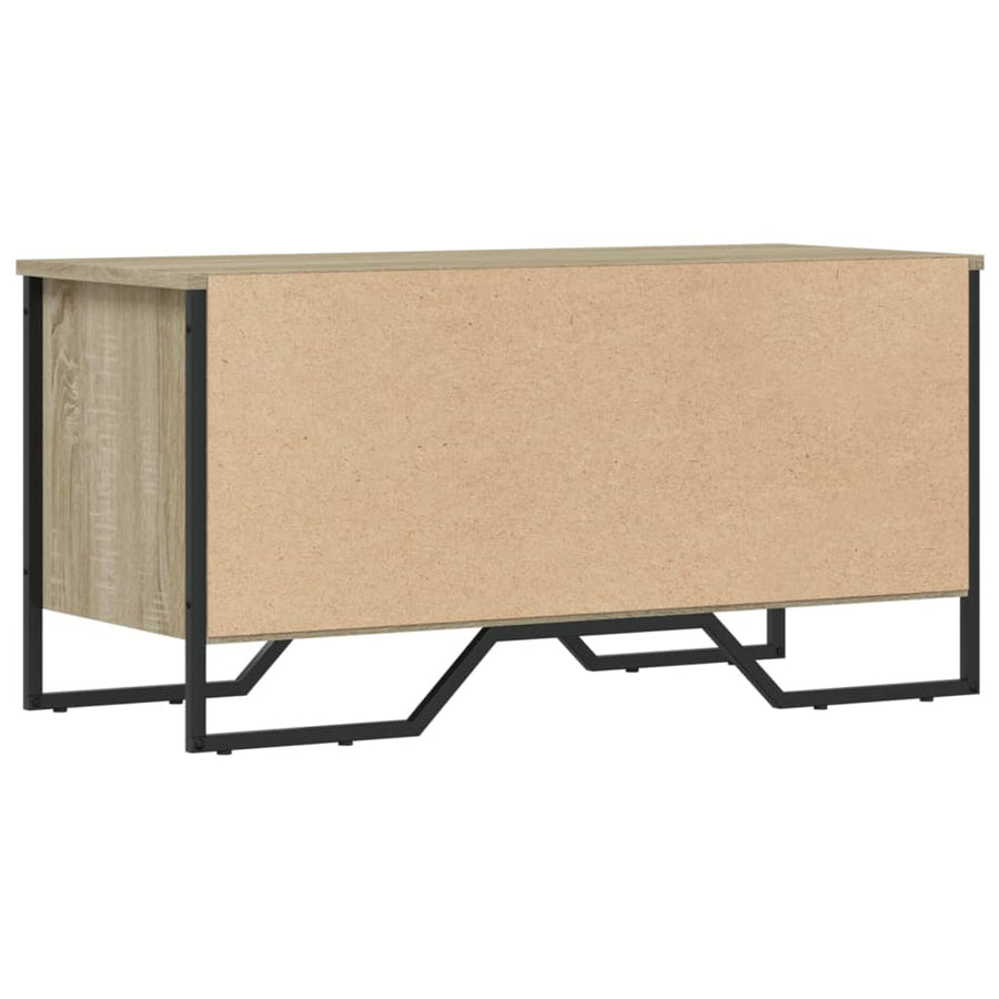 Schoenenkast 90x38x45,5 cm bewerkt hout sonoma eikenkleurig