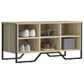 Schoenenkast 90x38x45,5 cm bewerkt hout sonoma eikenkleurig