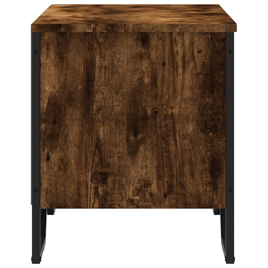 Schoenenkast 90x38x45,5 cm bewerkt hout gerookt eikenkleurig