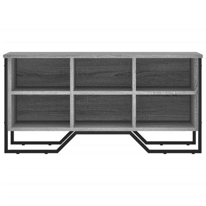 Schoenenkast 90x38x45,5 cm bewerkt hout grijs sonoma eikenkleur