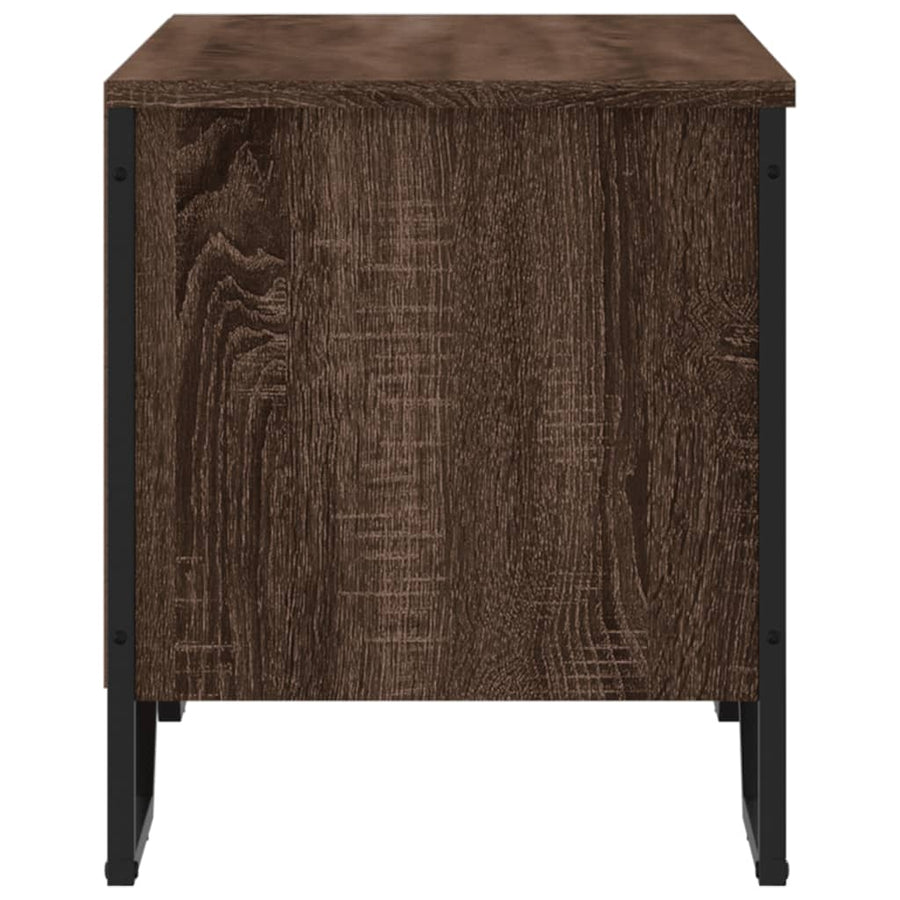 Schoenenkast 90x38x45,5 cm bewerkt hout bruin eikenkleurig
