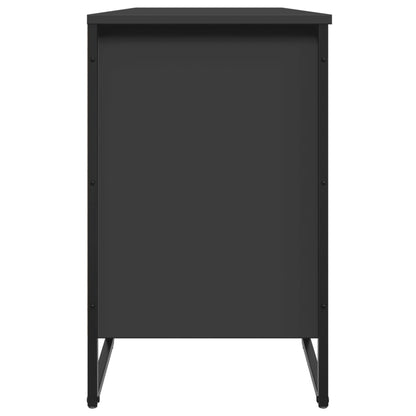 Schoenenkast 90x38x61,5 cm bewerkt hout zwart