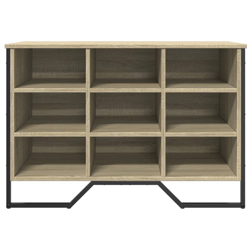 Schoenenkast 90x38x61,5 cm bewerkt hout sonoma eikenkleurig
