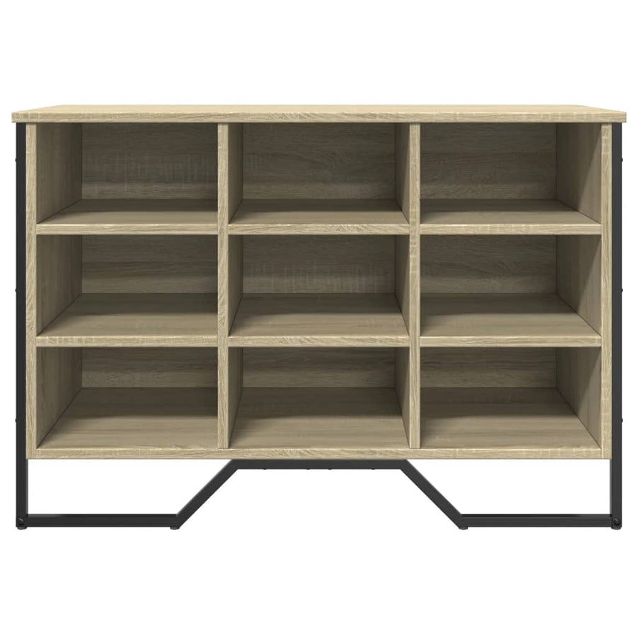 Schoenenkast 90x38x61,5 cm bewerkt hout sonoma eikenkleurig