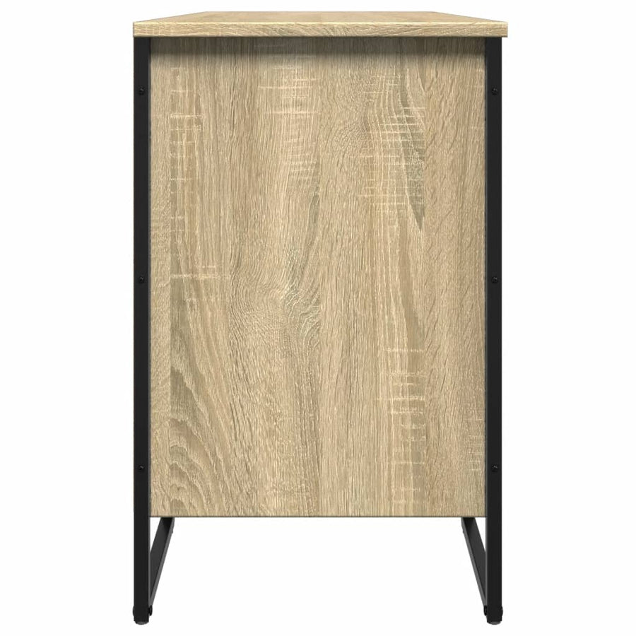 Schoenenkast 90x38x61,5 cm bewerkt hout sonoma eikenkleurig