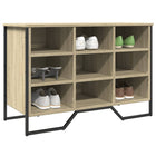 Schoenenkast 90x38x61,5 cm bewerkt hout sonoma eiken