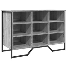 Schoenenkast 90x38x61,5 cm bewerkt hout grijs sonoma eikenkleur