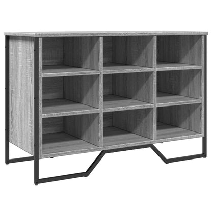 Schoenenkast 90x38x61,5 cm bewerkt hout grijs sonoma eikenkleur
