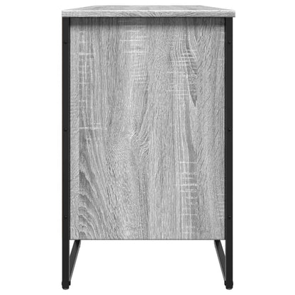 Schoenenkast 90x38x61,5 cm bewerkt hout grijs sonoma eikenkleur
