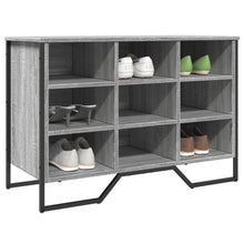 Schoenenkast 90x38x61,5 cm bewerkt hout grijs sonoma eikenkleur