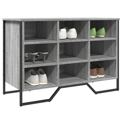 Schoenenkast 90x38x61,5 cm bewerkt hout grijs sonoma eikenkleur