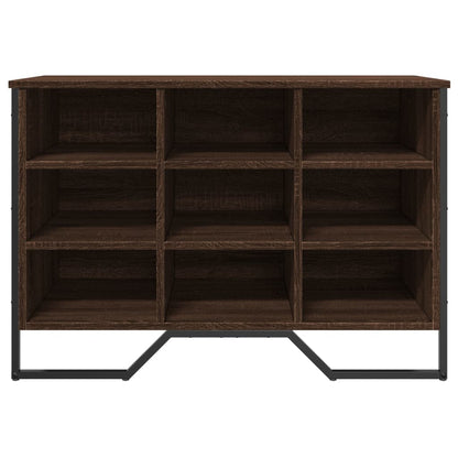 Schoenenkast 90x38x61,5 cm bewerkt hout bruin eikenkleurig
