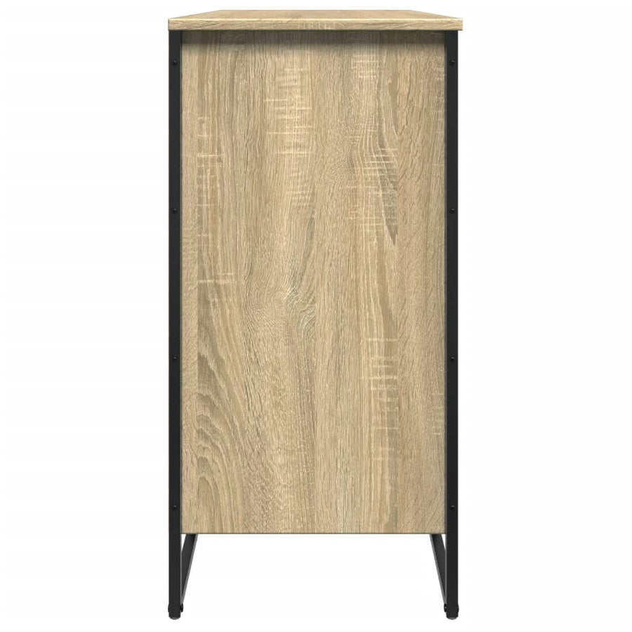 Schoenenkast 80x38x78 cm bewerkt hout sonoma eikenkleurig