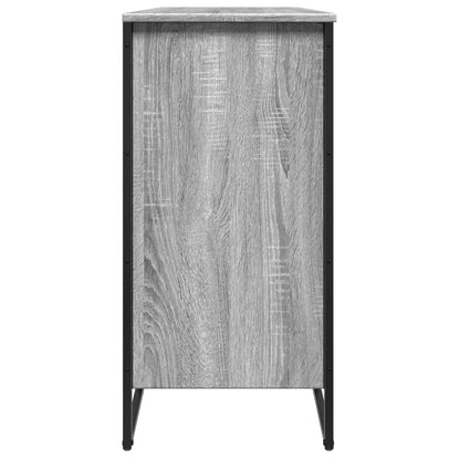 Schoenenkast 80x38x78 cm bewerkt hout grijs sonoma eikenkleurig