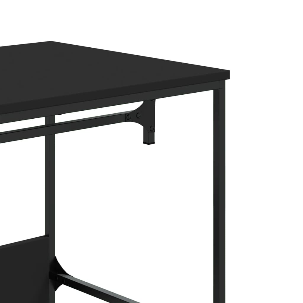 Kledingkast 90x50x180 cm bewerkt hout zwart