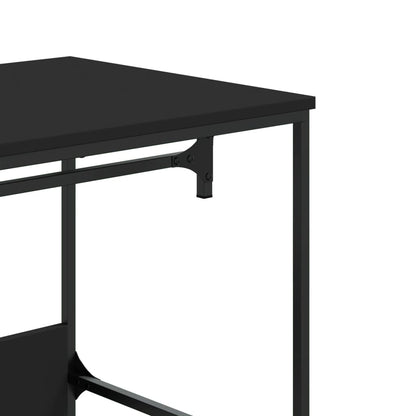 Kledingkast 90x50x180 cm bewerkt hout zwart