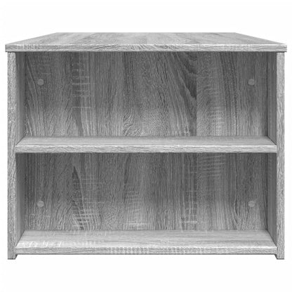 Salontafel 102x55x42 cm bewerkt hout grijs sonoma eikenkleurig