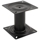 Bootstoelpoot staal zwart 18 cm