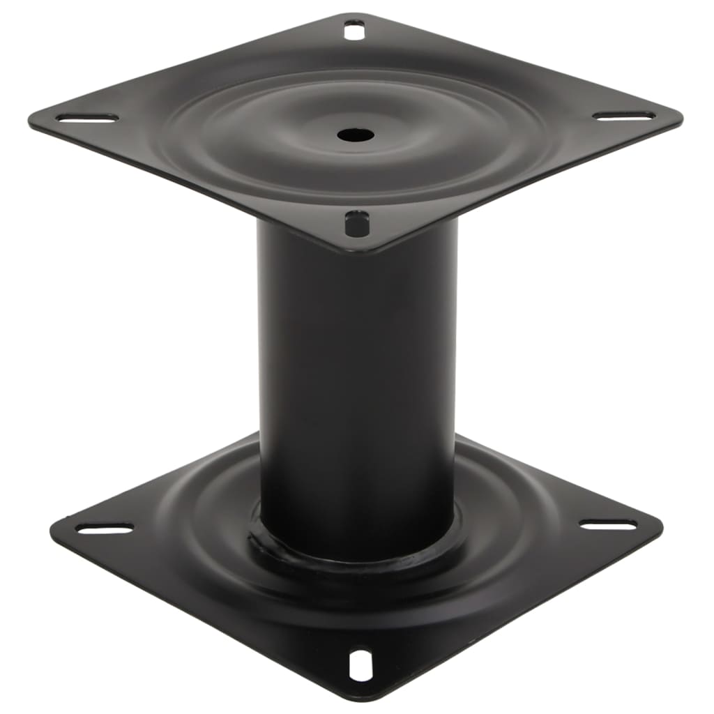 Bootstoelpoot Staal Zwart 18 cm