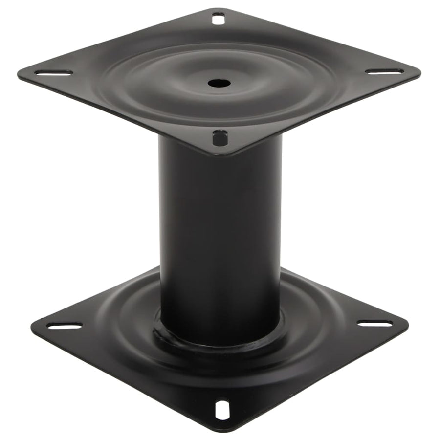 Bootstoelpoot Staal Zwart 18 cm