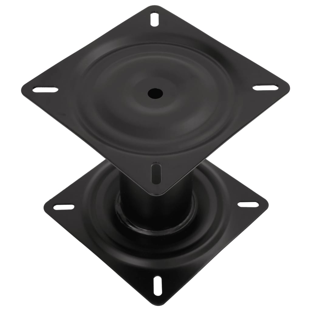 Bootstoelpoot Staal Zwart 18 cm