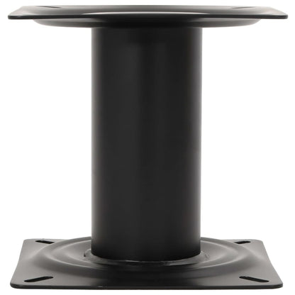 Bootstoelpoot Staal Zwart 18 cm
