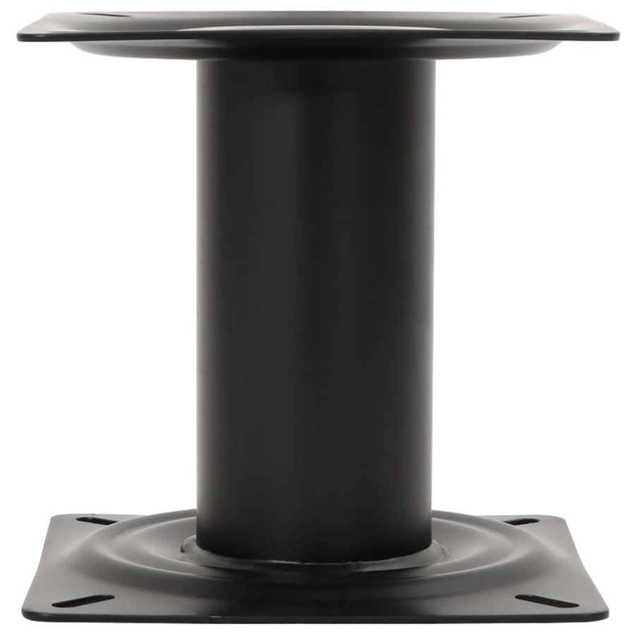 Bootstoelpoot Staal Zwart 18 cm