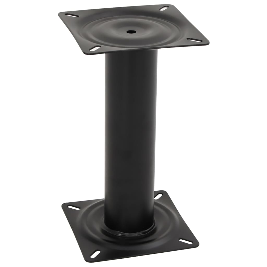 Bootstoelpoot Staal Zwart 33 cm