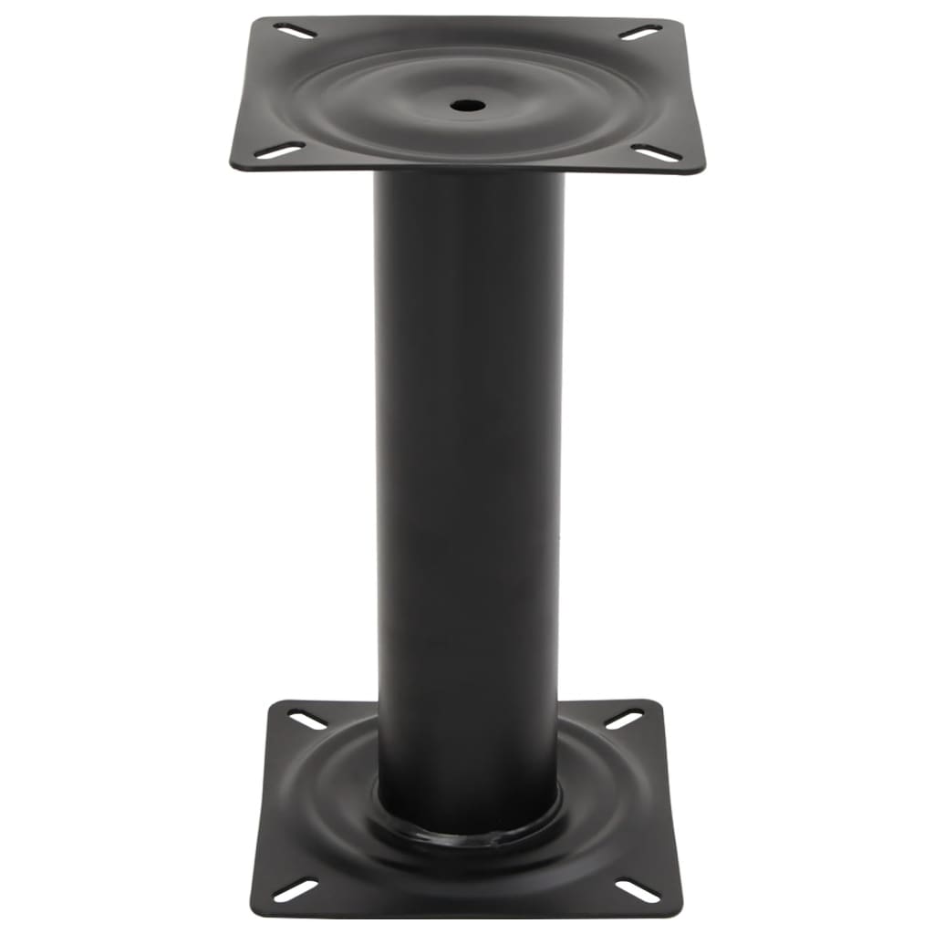 Bootstoelpoot Staal Zwart 33 cm
